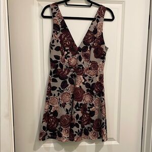 Floral V-Neck Dress